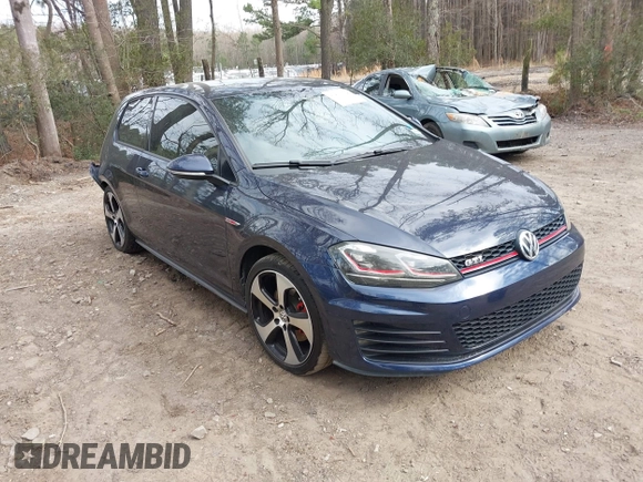 2016 Volkswagen Golf GTI S with VIN 3VWYT7AU1GM037714, listed as a IAAI auction lot 41840958 with 92,170 mi miles. Bid and sale history available at carsss.com. Image 1.