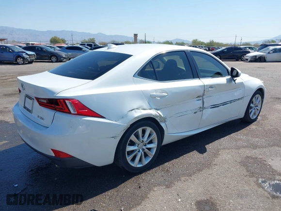 2014 Lexus IS 250 with VIN JTHBF1D20E5036112, listed as a IAAI auction lot 42619779 with 161,572 mi miles and . Bid and sale history available at DreamBid. Image 4.
