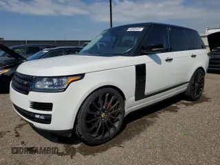 2014 Land Rover Range Rover Supercharged with VIN SALGS2TF9EA176060, listed as a Copart auction lot 63665445 with 91,195 mi miles and Clean title. Bid and sale history available at DreamBid. Image 1.
