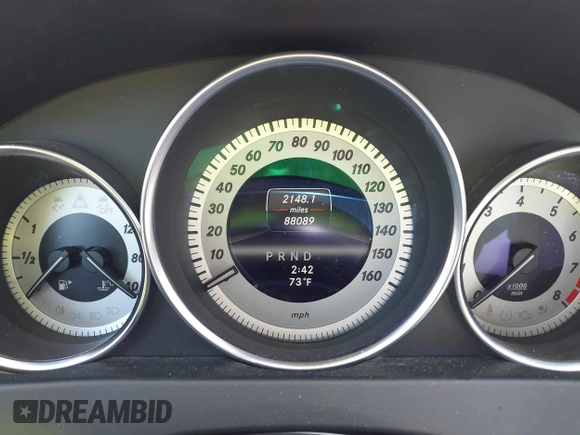 2013 Mercedes-Benz C-Class C 250 Sport with VIN WDDGF4HBXDR273481, listed as a IAAI auction lot 41933780 with 88,089 mi miles. Bid and sale history available at carsss.com. Image 7.