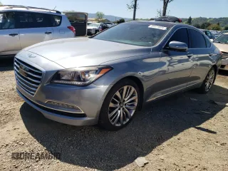 2015 Hyundai Genesis 5.0L with VIN KMHGN4JF3FU029533, listed as a Copart auction lot 49441804 with 125,984 mi miles. Bid and sale history available at carsss.com. Image 1.