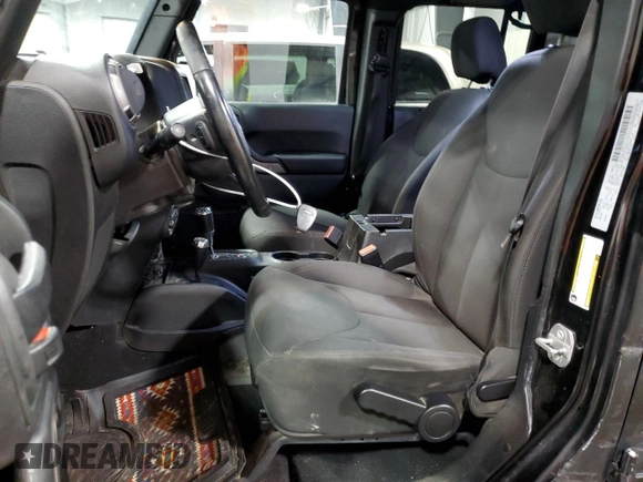 2018 Jeep Wrangler JK Unlimited Sport S with VIN 1C4BJWDGXJL830873, listed as a Copart auction lot 74534084 with 59,805 mi miles and Salvage Title. Bid and sale history available at carsss.com. Image 7.