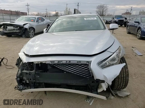 2017 Infiniti Q50 3.0t Sport with VIN JN1EV7AR4HM841419, listed as a Copart auction lot 85579134 with 101,216 mi miles and Salvage Title. Bid and sale history available at carsss.com. Image 11.