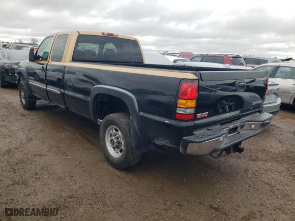 2005 GMC Sierra 2500HD Classic SLE1 with VIN 1GTHK29G05E107374, listed as a Copart auction lot 80619654 with 155,804 mi miles and Salvage Title. Bid and sale history available at carsss.com. Image 2.