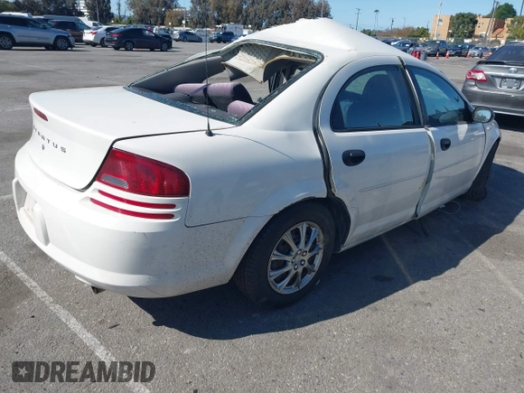 2004 Dodge Stratus z VIN 1B3EL36JX4N379033, wystawiony jako IAAI lot #41946510 z przebiegiem Nie podano mil oraz . Historia ofert i sprzedaży dostępna na DreamBid. Obrazek 4.