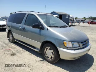 1998 Toyota Sienna LE with VIN 4T3ZF13C4WU064791, listed as a Copart auction lot 61411865 with 218,835 mi miles and Salvage title. Bid and sale history available at DreamBid. Image 4.