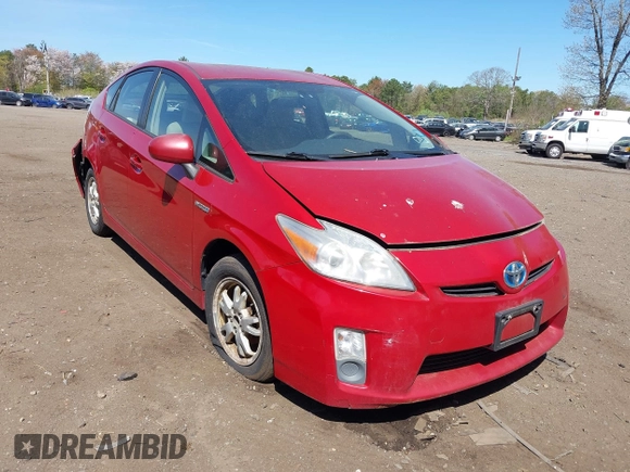 2010 Toyota Prius II with VIN JTDKN3DU9A0096947, listed as a IAAI auction lot 42150050 with 200,314 mi miles. Bid and sale history available at carsss.com. Image 1.