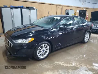 2020 Ford Fusion SE with VIN 3FA6P0HD2LR179956, listed as a Copart auction lot 53615335 with 42,043 mi miles and Salvage Title. Bid and sale history available at carsss.com. Image 1.