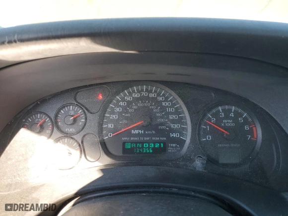 2003 Chevrolet Monte Carlo SS with VIN 2G1WX12K239416421, listed as a Copart auction lot 44864415 with 134,356 mi miles and Salvage Title. Bid and sale history available at carsss.com. Image 9.
