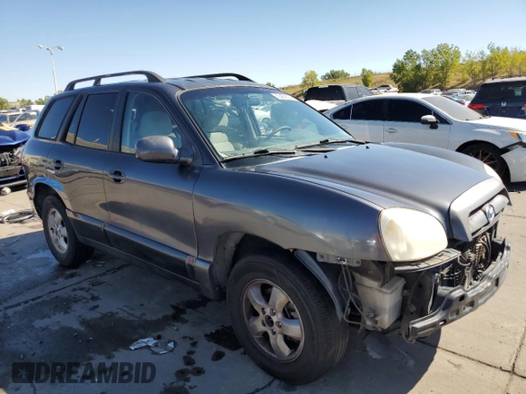 2006 Hyundai Santa Fe GLS with VIN KM8SC73D66U039552, listed as a Copart auction lot 72468624 with 161,221 mi miles and Salvage Title. Bid and sale history available at carsss.com. Image 4.