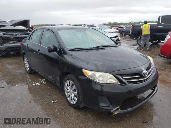 2013 Toyota Corolla L with VIN 5YFBU4EE1DP150395, listed as a IAAI auction lot 41949991 with 133,429 mi miles and . Bid and sale history available at DreamBid. Image 1.