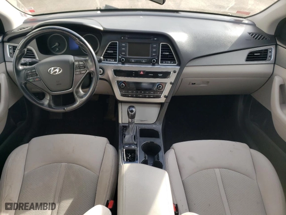 2015 Hyundai Sonata 2.4L SE with VIN 5NPE24AF3FH029076, listed as a Copart auction lot 72965223 with 0 mi miles and Clean Title. Bid and sale history available at carsss.com. Image 8.