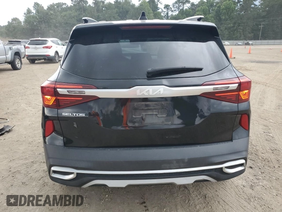 2022 Kia Seltos S with VIN KNDEU2AA1N7289689, listed as a Copart auction lot 60282095 with 55,215 mi miles and Salvage title. Bid and sale history available at DreamBid. Image 6.
