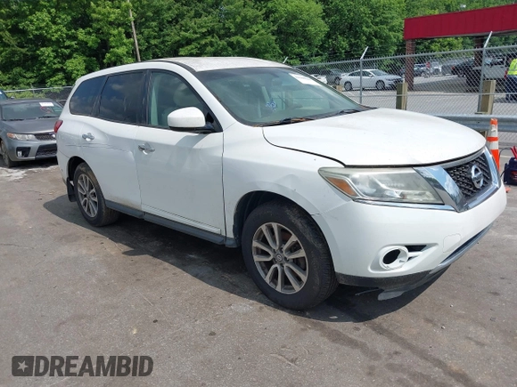 2013 Nissan Pathfinder Platinum with VIN 5N1AR2MM6DC684149, listed as a IAAI auction lot 42288549 with 187,528 mi miles and . Bid and sale history available at DreamBid. Image 1.