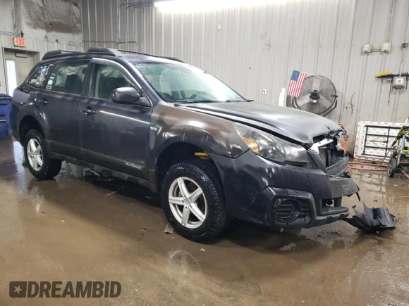 2013 Subaru Outback 2.5i with VIN 4S4BRCAC1D1285411, listed as a Copart auction lot 44221785 with 200,890 mi miles and Salvage title. Bid and sale history available at DreamBid. Image 4.