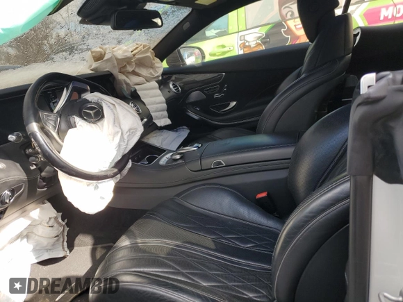 2016 Mercedes-Benz S 63 AMG with VIN WDDXJ7JB7GA014203, listed as a Copart auction lot 44215245 with Not Provided miles and Salvage Title. Bid and sale history available at DreamBid. Image 7.