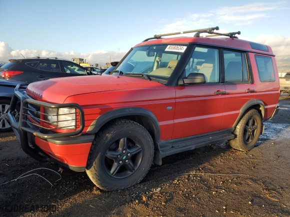 2000 Land Rover Discovery Series II w/Cloth with VIN SALTY1548YA251953, listed as a Copart auction lot 85580634 with 187,571 mi miles and Salvage Title. Bid and sale history available at carsss.com. Image 1.