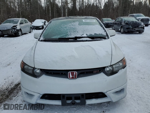 2007 Honda Civic Si with VIN 2HGFG21587H100365, listed as a Copart auction lot 84713504 with 347,419 mi miles and Salvage Title. Bid and sale history available at DreamBid. Image 5.