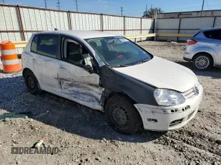 2008 Volkswagen Rabbit S with VIN WVWDB71K08W335787, listed as a Copart auction lot 80062754 with 145,248 mi miles and Salvage Title. Bid and sale history available at carsss.com. Image 4.