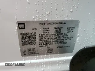 2025 Buick Encore GX Preferred with VIN KL4AMCSL1SB203398, listed as a Copart auction lot 63255575 with 1,270 mi miles and Clean title. Bid and sale history available at DreamBid. Image 13.