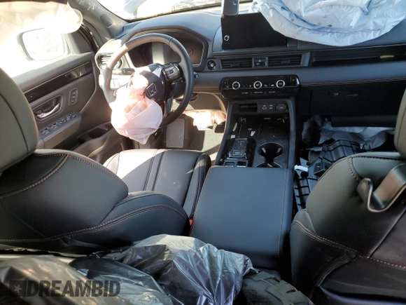 2025 Honda Pilot TrailSport z VIN 5FNYG1H61SB036233, wystawiony jako Copart lot #47130495 z przebiegiem Nie podano mil oraz Szkoda całkowita • Salvage title. Historia ofert i sprzedaży dostępna na DreamBid. Obrazek 8.