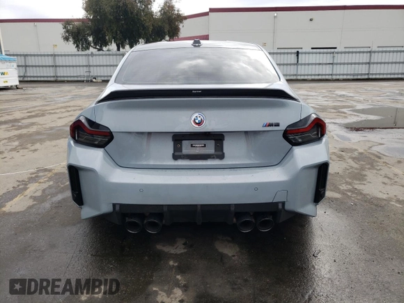 2023 BMW M2 with VIN 3MF13DM08P8C92118, listed as a Copart auction lot 84905124 with 18,454 mi miles and Salvage Title. Bid and sale history available at carsss.com. Image 6.