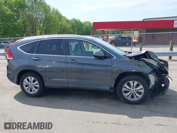 2012 Honda CR-V EX-L with VIN 2HKRM4H71CH605205, listed as a IAAI auction lot 42016555 with 68,110 mi miles. Bid and sale history available at carsss.com. Image 13.