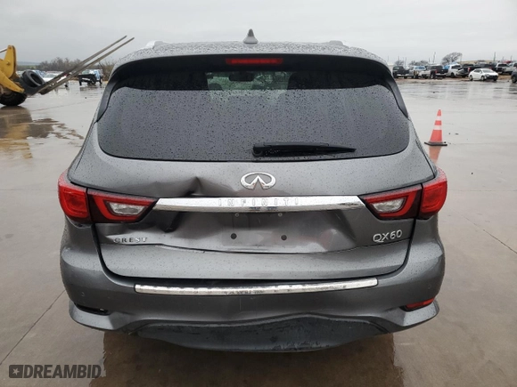 2019 Infiniti QX60 PURE with VIN 5N1DL0MN1KC504827, listed as a Copart auction lot 86087324 with NaN miles and Salvage Title. Bid and sale history available at carsss.com. Image 6.