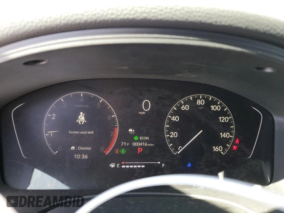 2025 Honda Civic Sport z VIN 19XFL2H85SE012372, wystawiony jako Copart lot #48499925 z przebiegiem 416 mil mil oraz Szkoda całkowita • Salvage title. Historia ofert i sprzedaży dostępna na DreamBid. Obrazek 9.
