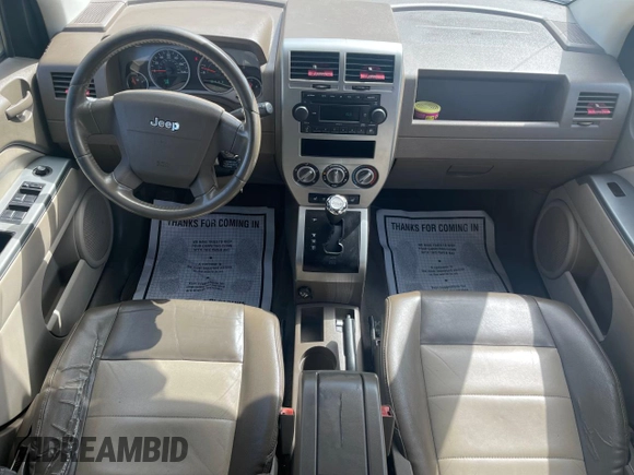2007 Jeep Compass Limited with VIN 1J8FF57W77D185529, listed as a Copart auction lot 47286985 with 151,727 mi miles and Clean Title. Bid and sale history available at carsss.com. Image 9.