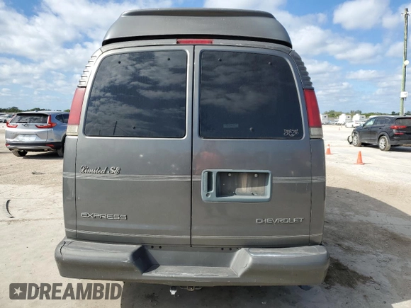 2000 Chevrolet Express Cargo Van w/YF7 with VIN 1GBFG15RXY1264551, listed as a Copart auction lot 88008385 with 206,407 mi miles and Salvage Title. Bid and sale history available at carsss.com. Image 6.
