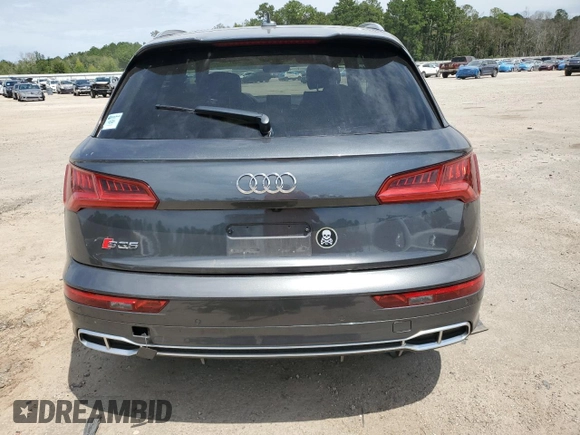 2018 Audi SQ5 Premium Plus with VIN WA1A4AFY6J2084420, listed as a Copart auction lot 68726034 with Not Provided miles and Salvage Title. Bid and sale history available at DreamBid. Image 6.