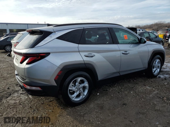 2024 Hyundai Tucson SEL with VIN 5NMJB3DEXRH405964, listed as a Copart auction lot 46084355 with 19,968 mi miles and Salvage Title. Bid and sale history available at carsss.com. Image 3.