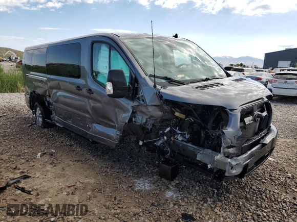2021 Ford Transit Passenger XL with VIN 1FBAX2YG4MKA66160, listed as a Copart auction lot 55183734 with 49,732 mi miles and Non repairable. Bid and sale history available at DreamBid. Image 4.