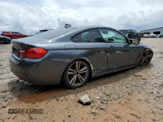 2015 BMW 4 Series 435i with VIN WBA3R1C50FK193213, listed as a Copart auction lot 58164215 with 109,366 mi miles and Salvage title. Bid and sale history available at DreamBid. Image 3.