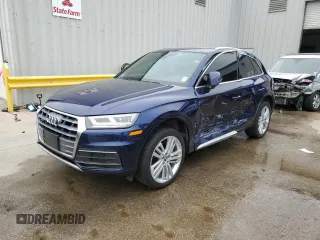 2020 Audi Q5 Premium Plus with VIN WA1BNAFY4L2112977, listed as a Copart auction lot 56776995 with 60,904 mi miles and Salvage title. Bid and sale history available at DreamBid. Image 1.