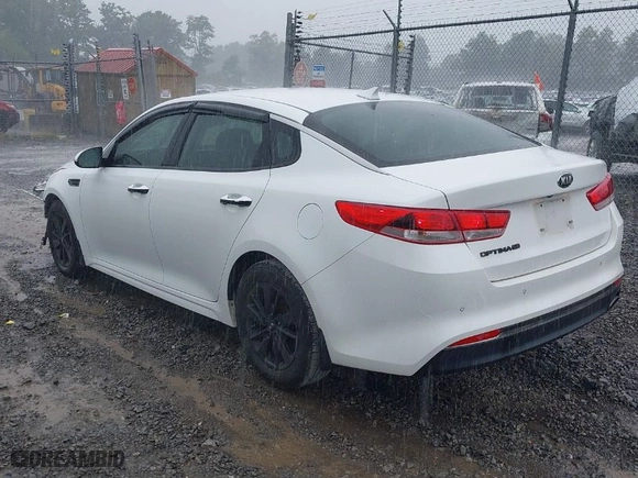 2018 Kia Optima S with VIN 5XXGT4L36JG209780, listed as a IAAI auction lot 40008792 with 97,575 mi miles. Bid and sale history available at carsss.com. Image 3.