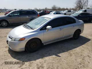 2008 Honda Civic LX with VIN 2HGFA16548H103317, listed as a Copart auction lot 53805405 with 168,899 mi miles and Salvage Title. Bid and sale history available at DreamBid. Image 1.