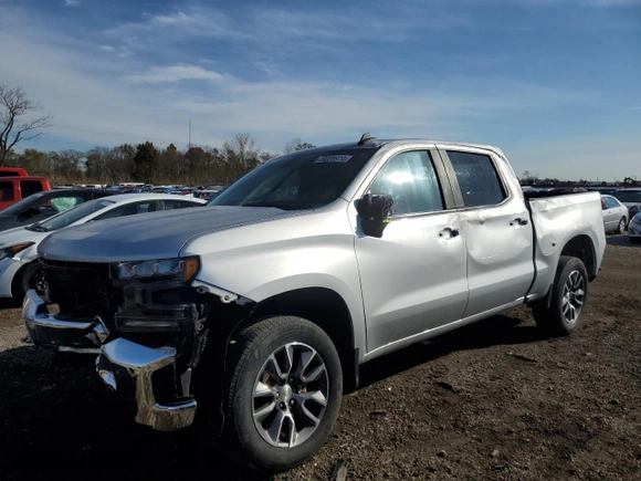 2022 Chevrolet Silverado 1500 LTD LT with VIN 3GCPYJEKXNG210339, listed as a Copart auction lot 79888974 with 0 mi miles and Salvage Title. Bid and sale history available at carsss.com. Image 1.