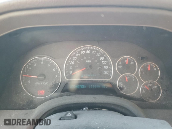 2003 GMC Envoy SLT z VIN 1GKET16S136186780, wystawiony jako Copart lot #55927155 z przebiegiem 163 099 mil mil oraz Szkoda całkowita • Salvage title. Historia ofert i sprzedaży dostępna na DreamBid. Obrazek 9.