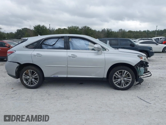 2013 Lexus RX 450h with VIN JTJZB1BA8D2008237, listed as a IAAI auction lot 41574651 with 106,732 mi miles and . Bid and sale history available at DreamBid. Image 14.
