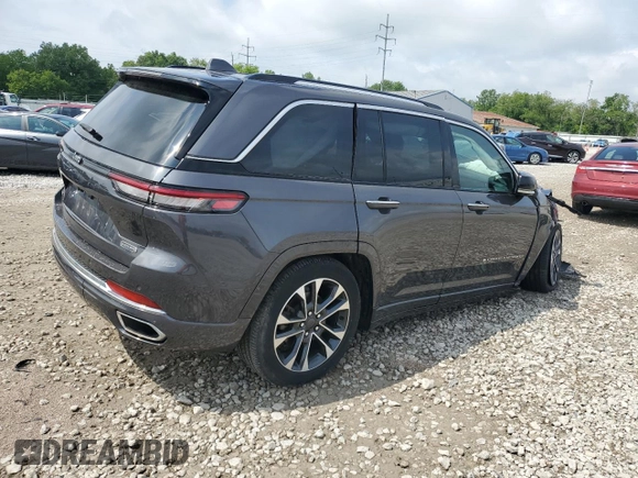 2023 Jeep Grand Cherokee Overland с VIN 1C4RJHDG3P8737215, выставлен на аукционе Copart как лот 58858905 с пробегом 28 364 миль миль и Списание • Salvage title. История ставок и продаж доступна на DreamBid. Изображение 3.