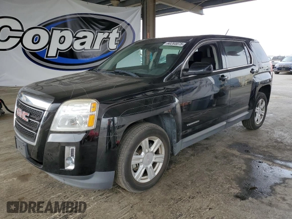 2015 GMC Terrain SLE z VIN 2GKALMEK1F6317724, wystawiony jako Copart lot #60283075 z przebiegiem 118 308 mil mil oraz Szkoda całkowita • Salvage title. Historia ofert i sprzedaży dostępna na DreamBid. Obrazek 1.