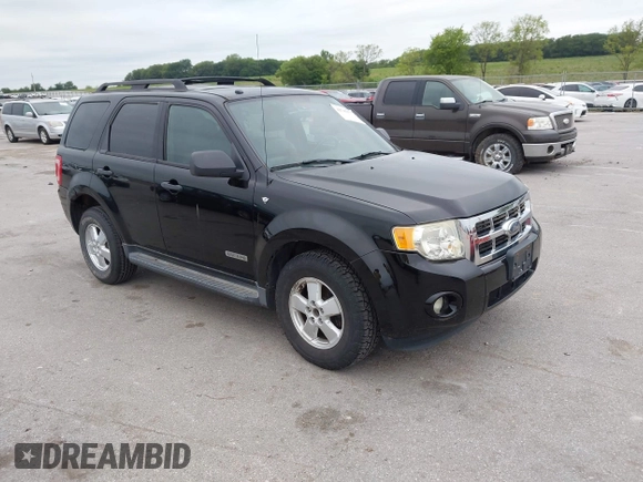 2008 Ford Escape XLT z VIN 1FMCU93108KC93467, wystawiony jako IAAI lot #42747517 z przebiegiem 201 873 mil mil oraz . Historia ofert i sprzedaży dostępna na DreamBid. Obrazek 1.