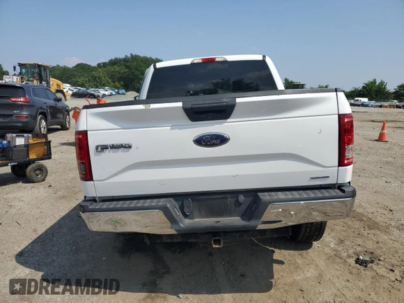 2016 Ford F-150 XLT with VIN 1FTEW1EF8GKF41125, listed as a Copart auction lot 65579435 with 138,498 mi miles and Salvage title. Bid and sale history available at DreamBid. Image 6.