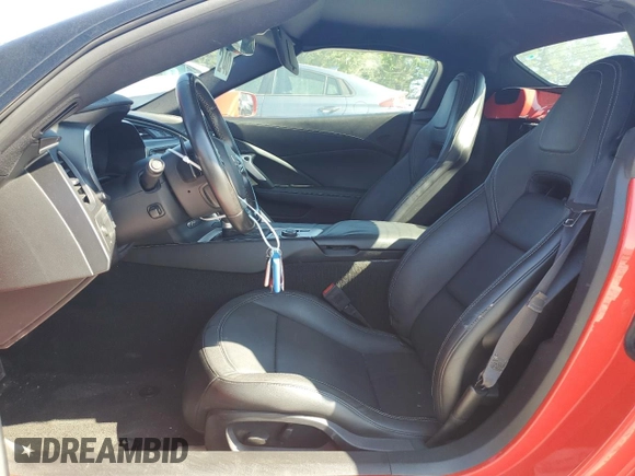 2016 Chevrolet Corvette 1LT with VIN 1G1YB3D70G5116617, listed as a Copart auction lot 68069174 with 70,817 mi miles and Salvage Title. Bid and sale history available at carsss.com. Image 7.