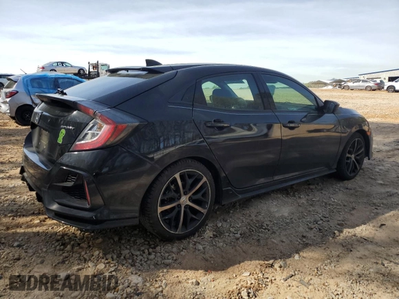 2021 Honda Civic Sport with VIN SHHFK7H42MU204230, listed as a Copart auction lot 50311665 with 86,675 mi miles and Salvage Title. Bid and sale history available at DreamBid. Image 3.