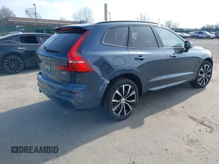 2023 Volvo XC60 Plus Dark Theme with VIN YV4L12RWXP1338603, listed as a IAAI auction lot 41675780 with 1 mi miles. Bid and sale history available at carsss.com. Image 4.