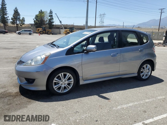 2010 Honda Fit Sport with VIN JHMGE8H69AS025801, listed as a Copart auction lot 58416375 with 216,216 mi miles and Clean title. Bid and sale history available at DreamBid. Image 1.
