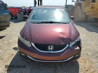 2015 Honda Civic Sedan EX-L with VIN 19XFB2F90FE034994, listed as a Copart auction lot 50828665 with 204,042 mi miles and Salvage Title. Bid and sale history available at carsss.com. Image 5.